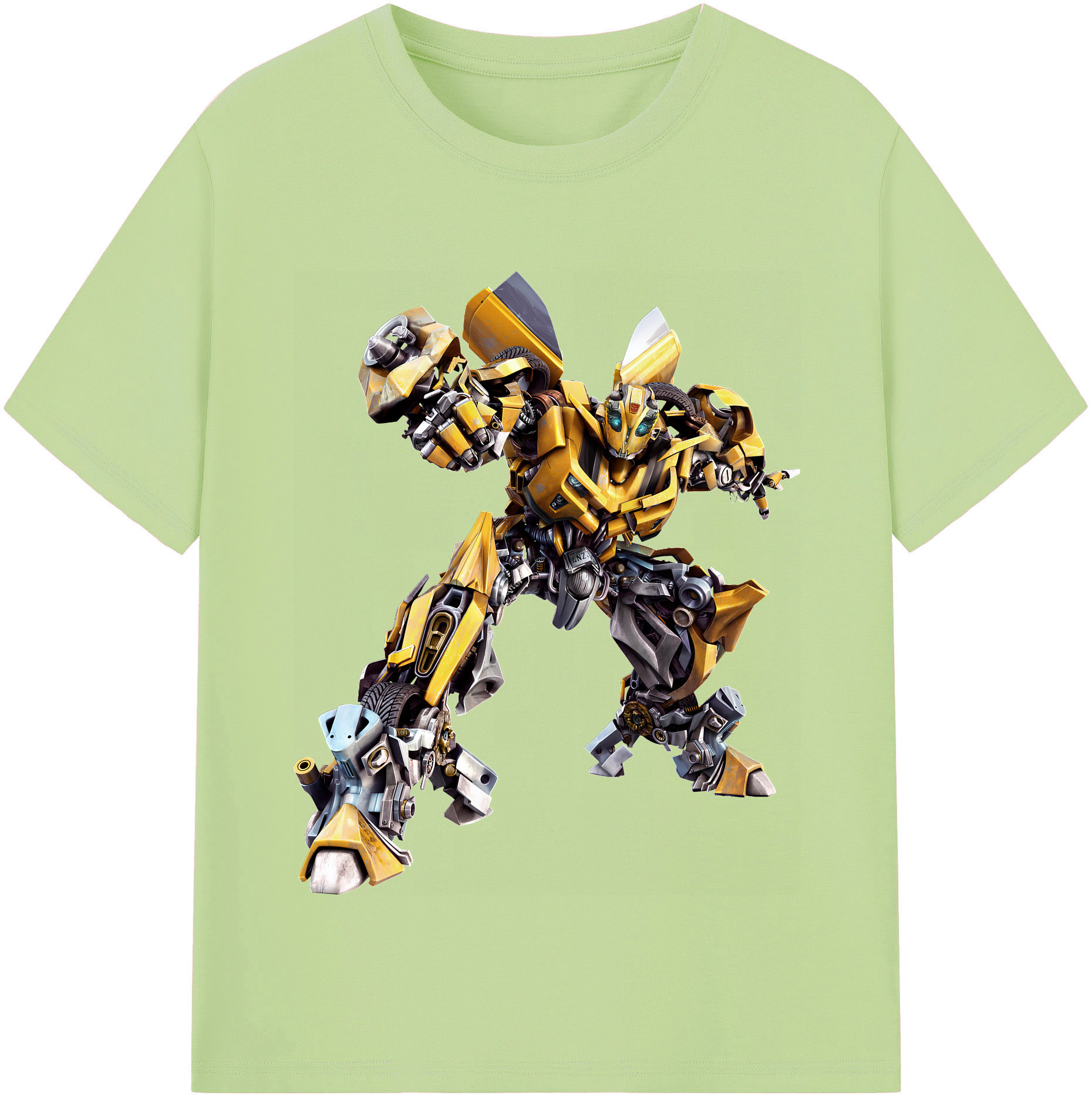 （画像用） Transformers トランスフォーマー 綿100％半袖Tシャツ（フロントプリント）